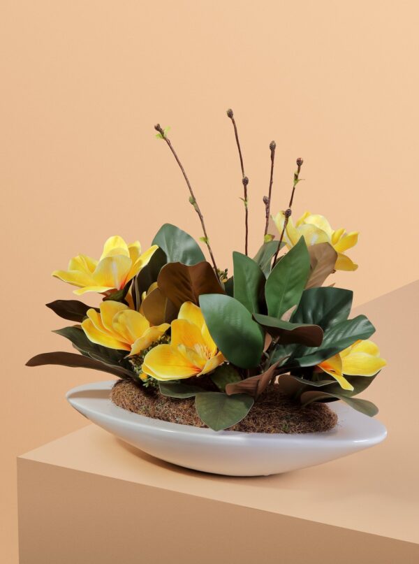 large magnolia arrangements ceramic vase